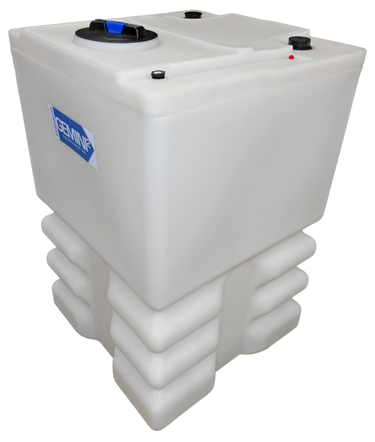 175 Gal Gemini² Dual Containment® Tank - LPE SD 1.5 - Natural - Ribbed